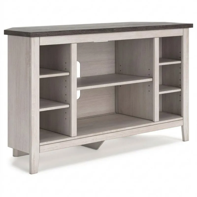TV-Ständer MDF Weiß/Grau