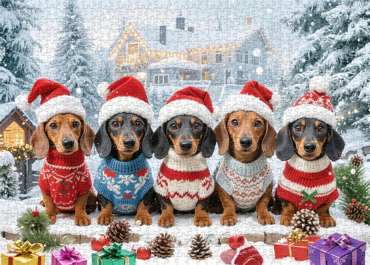 Santa's Magical Workshop Jigsaw Puzzle 1000 Pieces