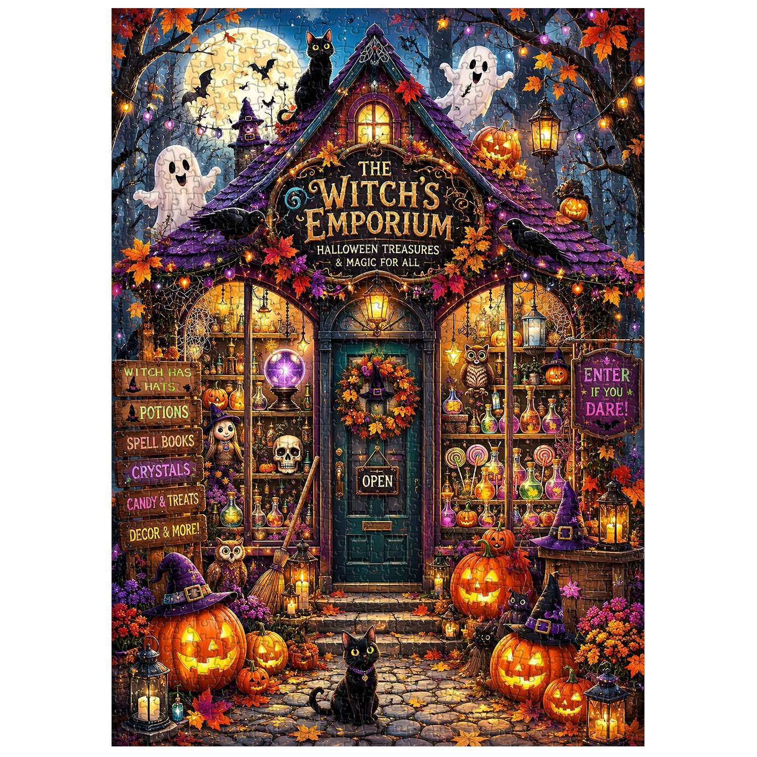 The Witch’s Emporium Jigsaw Puzzle 1000 Pieces