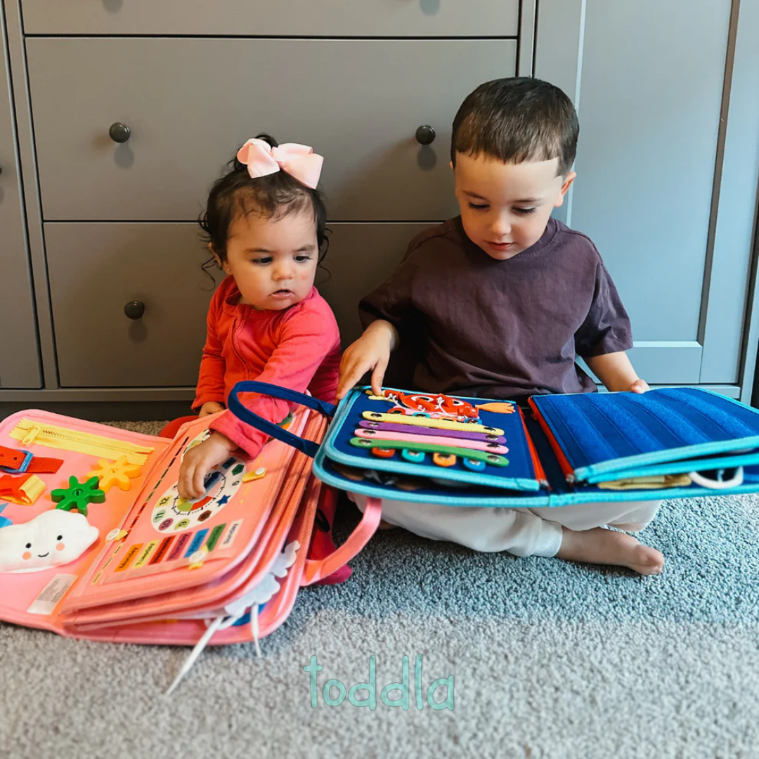 Sensory Book 📘✨: 8 Pages, 30+ Activities, Suitable from 6 Months — Little Stories Kids 👶🧠