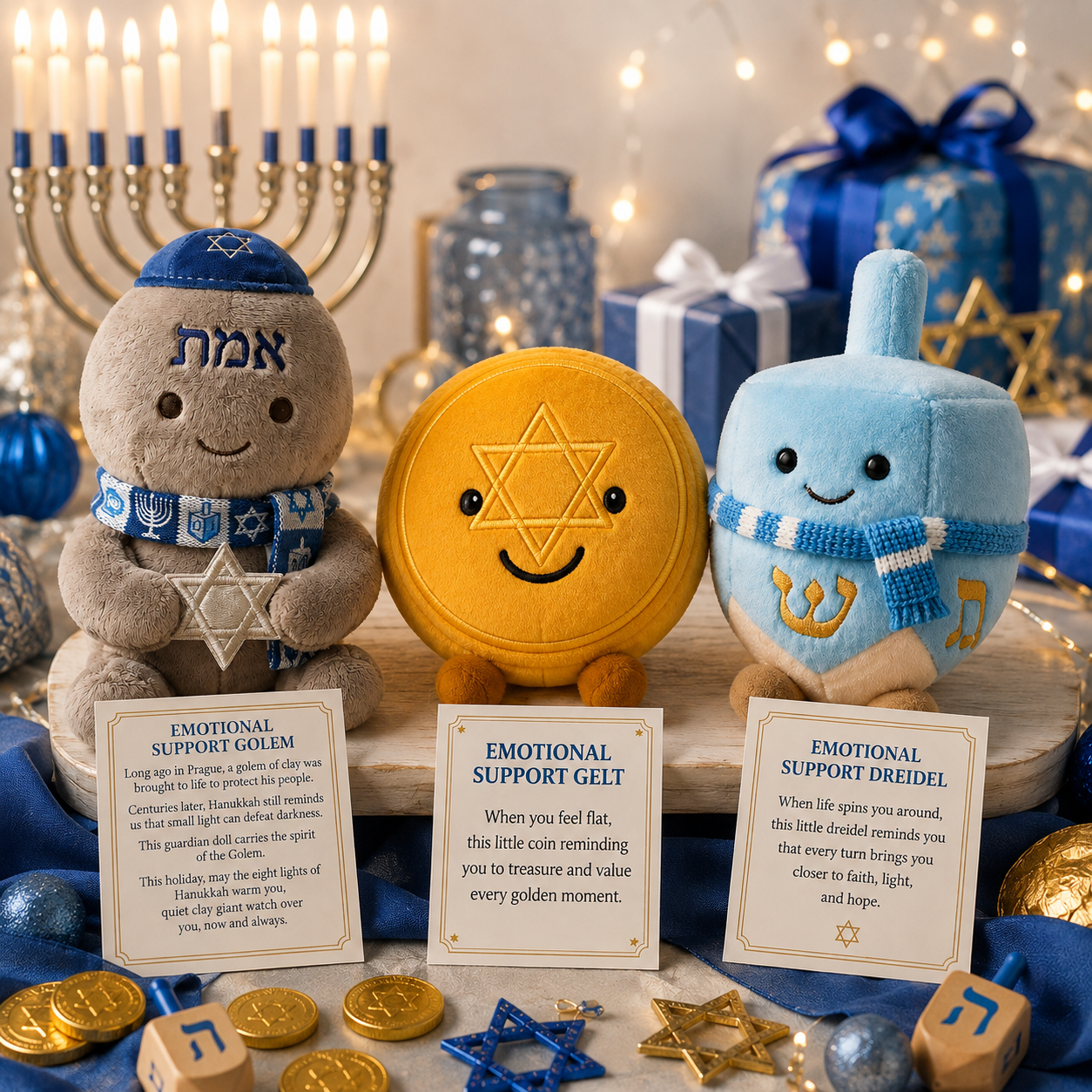 ✡️Hanukkah Emotional Support Guardian Collection Plush Doll🕎