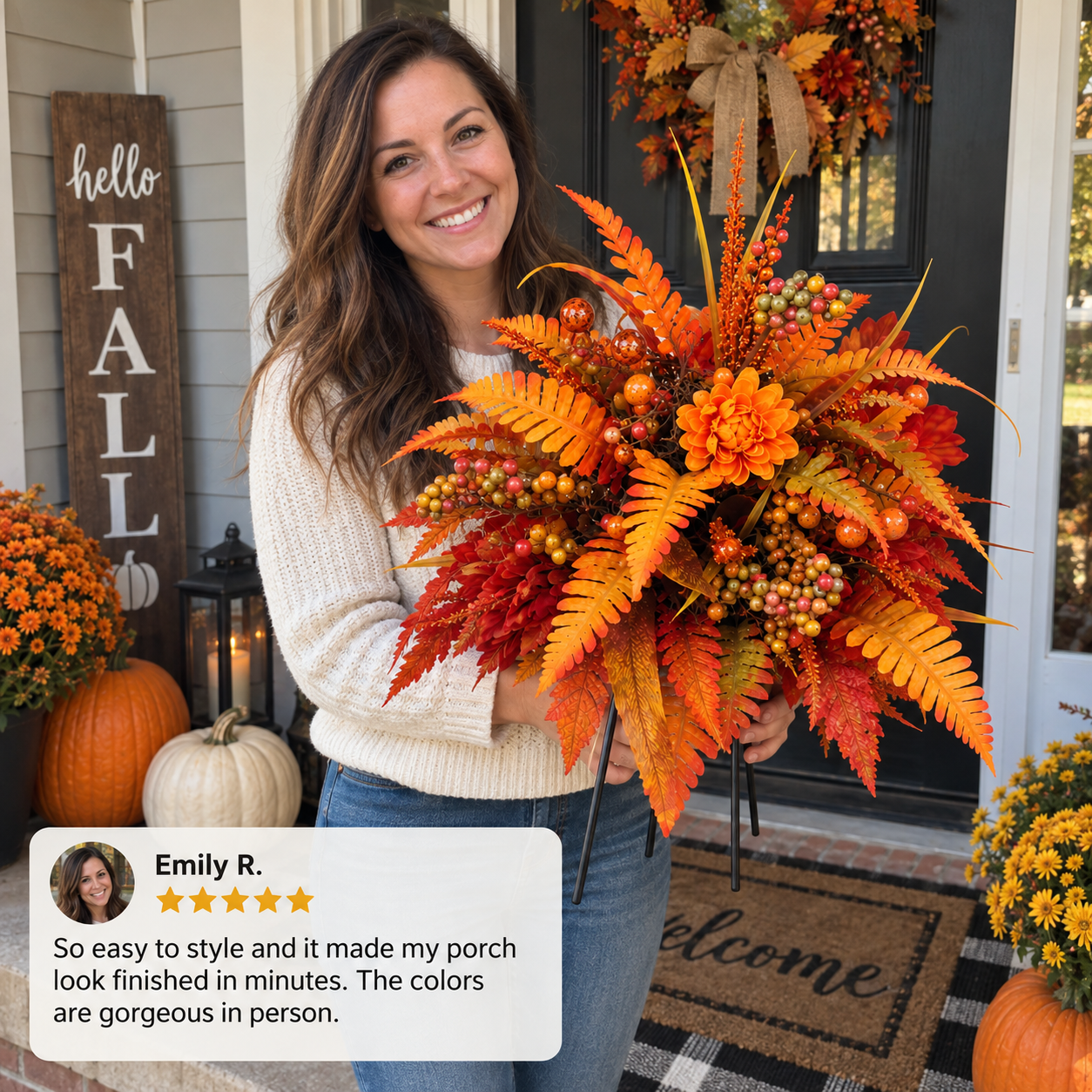 Customer autumn display 1