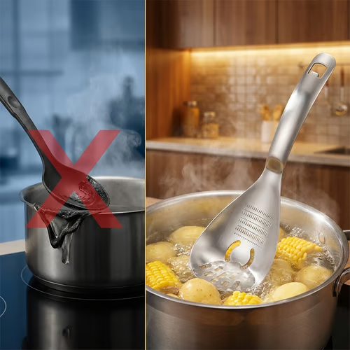 🥄 Built with Food-Grade 304 Stainless Steel Strong. Seamless. Made to Last. ✨