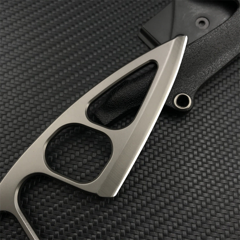 TyiiPlus Tactical EDC Knife with Multi-Carry Sheath & Belt Clip
