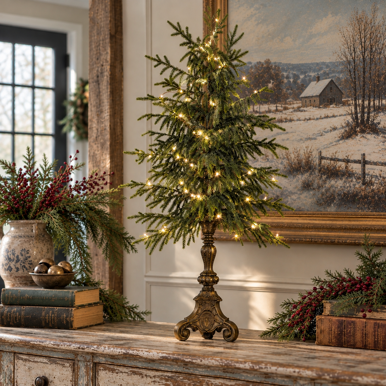 🚚 14% OFF! Add Vintage Christmas Charm and a Warm LED Glow to Every Cozy Corner 🎄✨