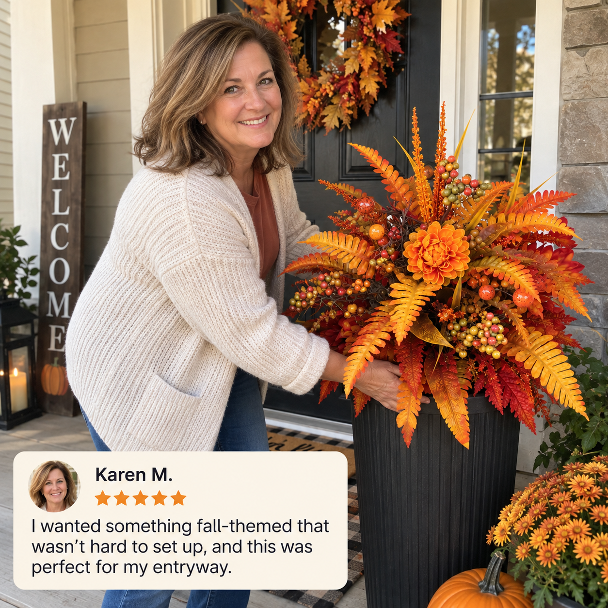 Customer autumn display 4