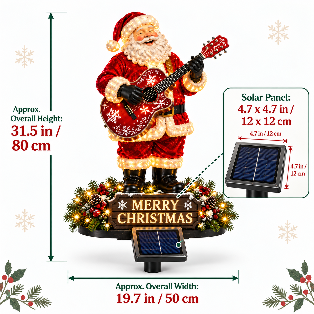 Guitar Santa dimensions