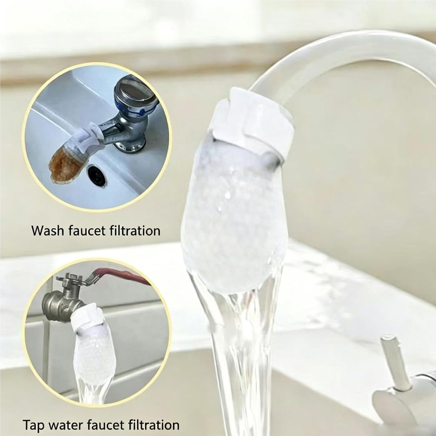 🔥 Last Day: Buy 3 Get 1 Free 🎉🚙Disposable faucet filter bag Protect Your Family from Dirty Tap Water 💧👨‍👩‍👧‍👦