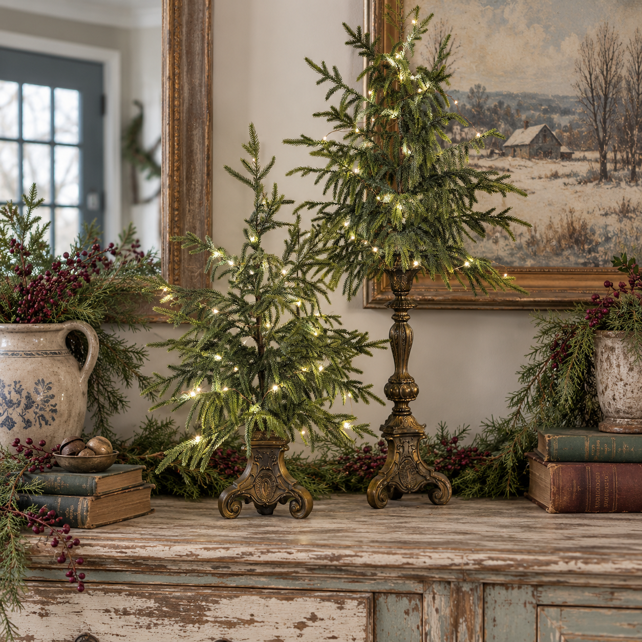 🚚 14% OFF! Add Vintage Christmas Charm and a Warm LED Glow to Every Cozy Corner 🎄✨