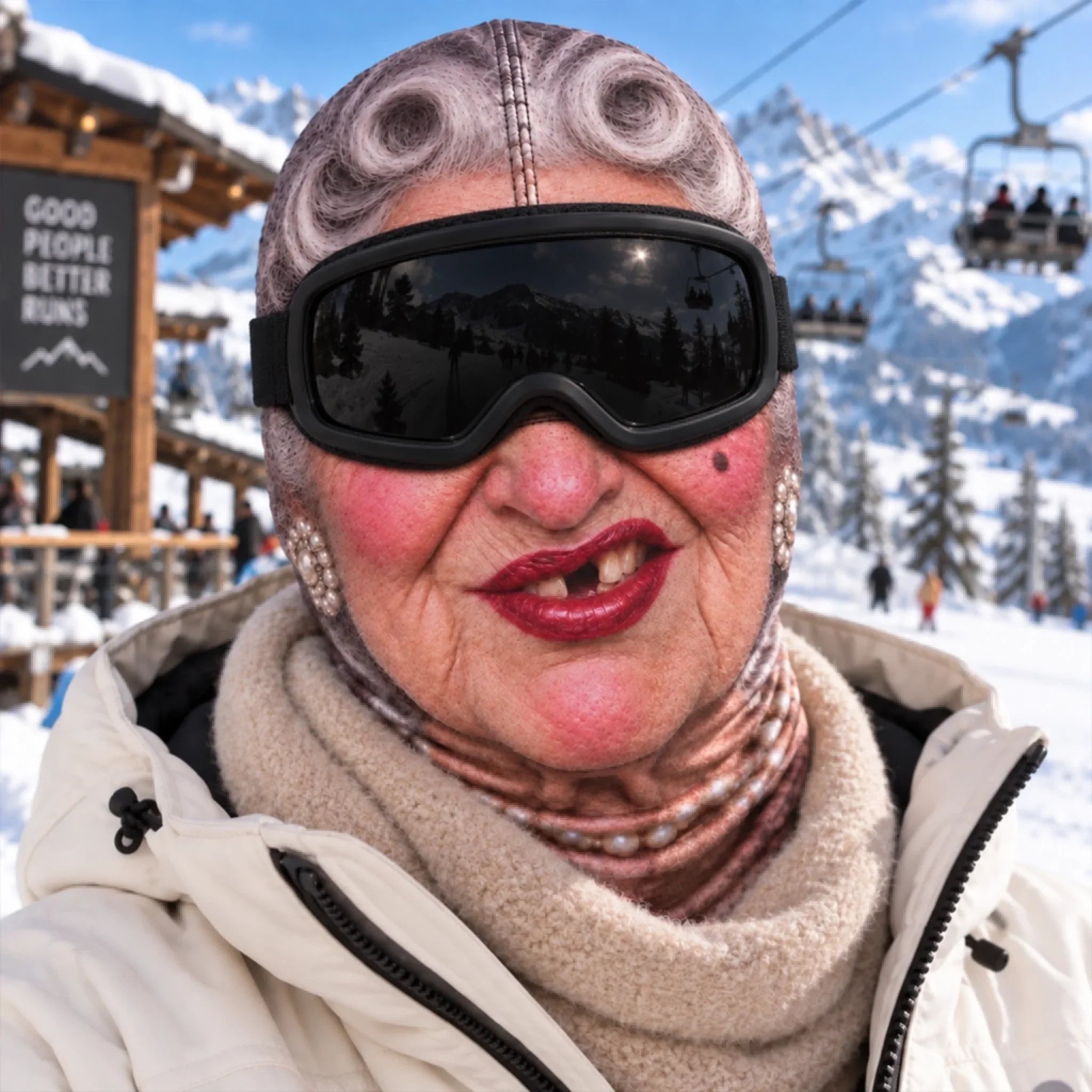 Funny ski mask style