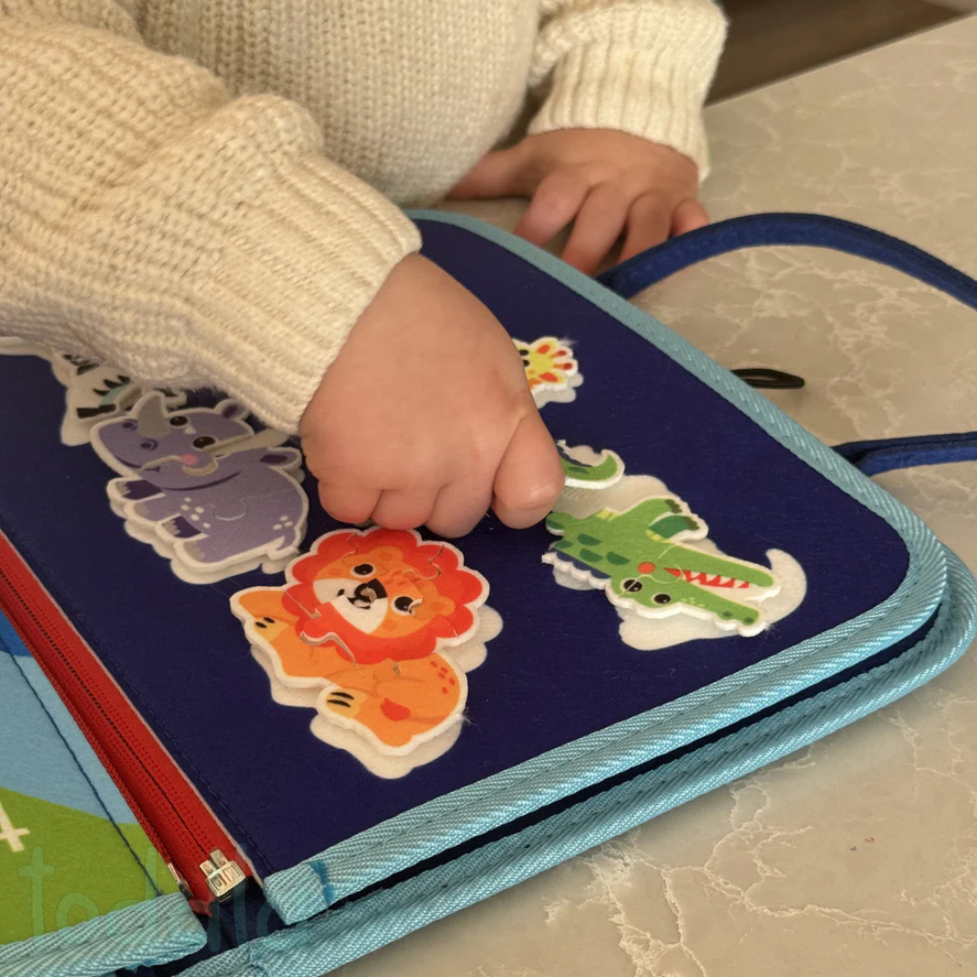 Sensory Book 📘✨: 8 Pages, 30+ Activities, Suitable from 6 Months — Little Stories Kids 👶🧠