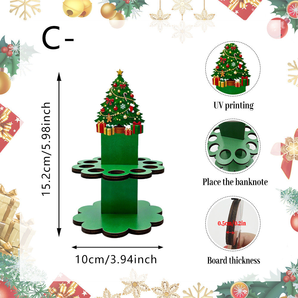 Christmas tree money holder
