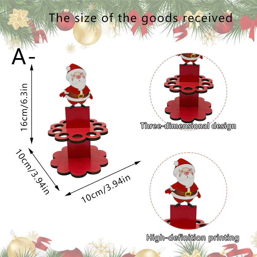 ✨Buy 3, Get 1 FREE 100% -Handmade in USA Christmas Tabletop Wooden Money Holder 🎁
