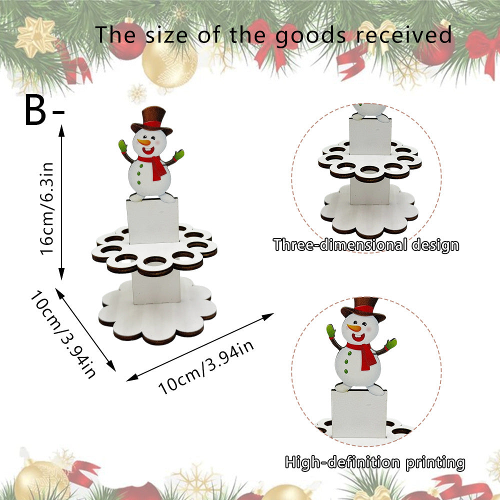✨Buy 3, Get 1 FREE 100% -Handmade in USA Christmas Tabletop Wooden Money Holder 🎁