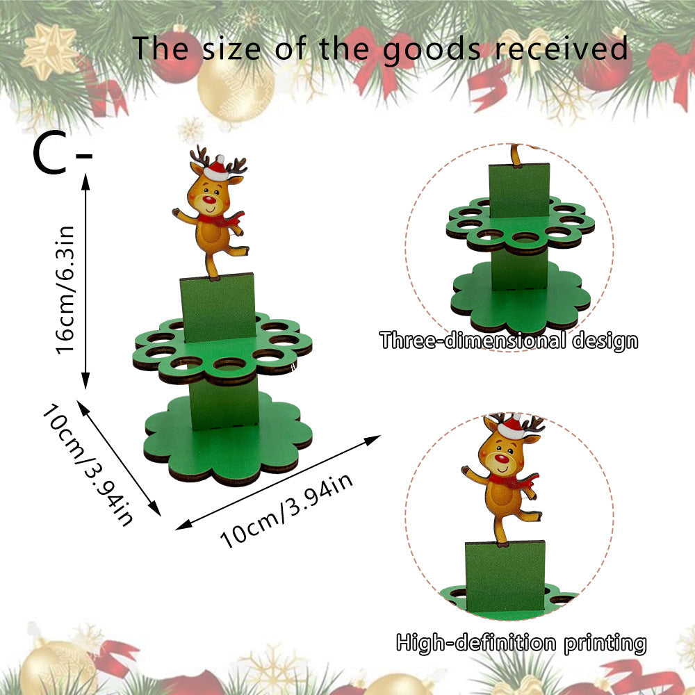 ✨Buy 3, Get 1 FREE 100% -Handmade in USA Christmas Tabletop Wooden Money Holder 🎁