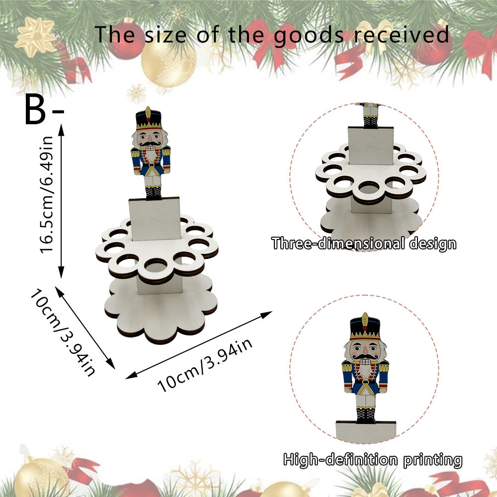 ✨Buy 3, Get 1 FREE 100% -Handmade in USA Christmas Tabletop Wooden Money Holder 🎁