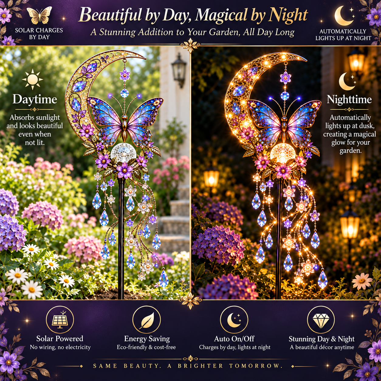 ❤Same as the video🦋Butterfly Moonlight Cascade™ A Little Moonlight Magic for Your Garden🌺
