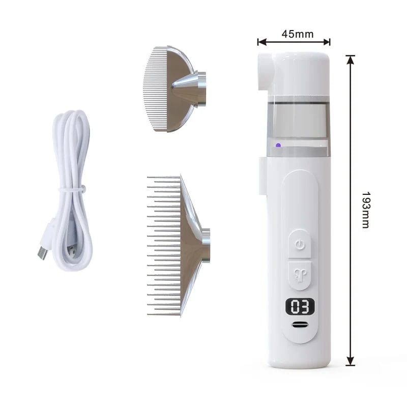 🚚50% OFF! -One Comb Removes Loose Hair, Tangles & Fleas—Keep Your Pet Clean and Your Home Hair-Free 🐶🐱✨