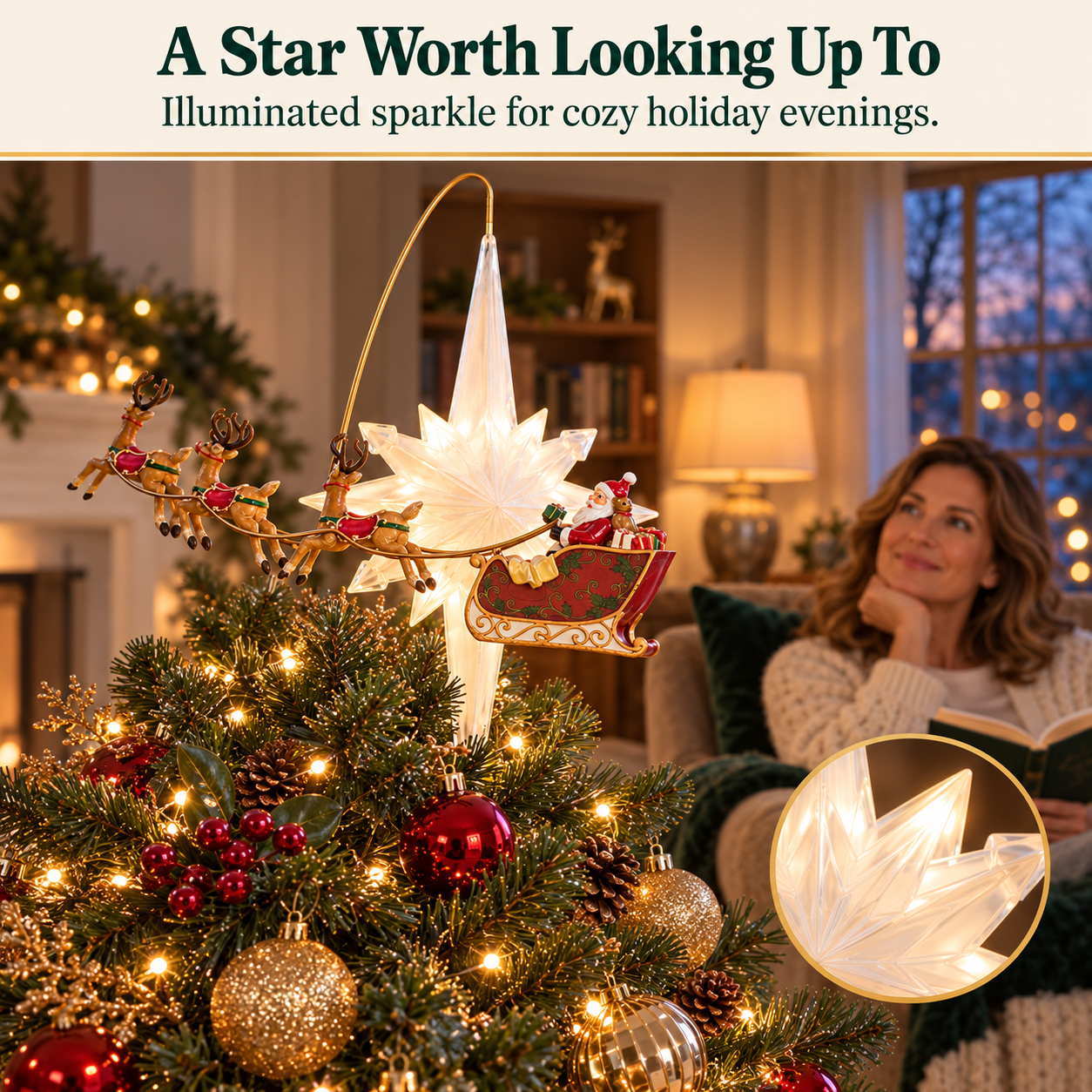🔥 SAVE 50% TODAY! 🎁 The perfect Christmas decoration for your home & family.