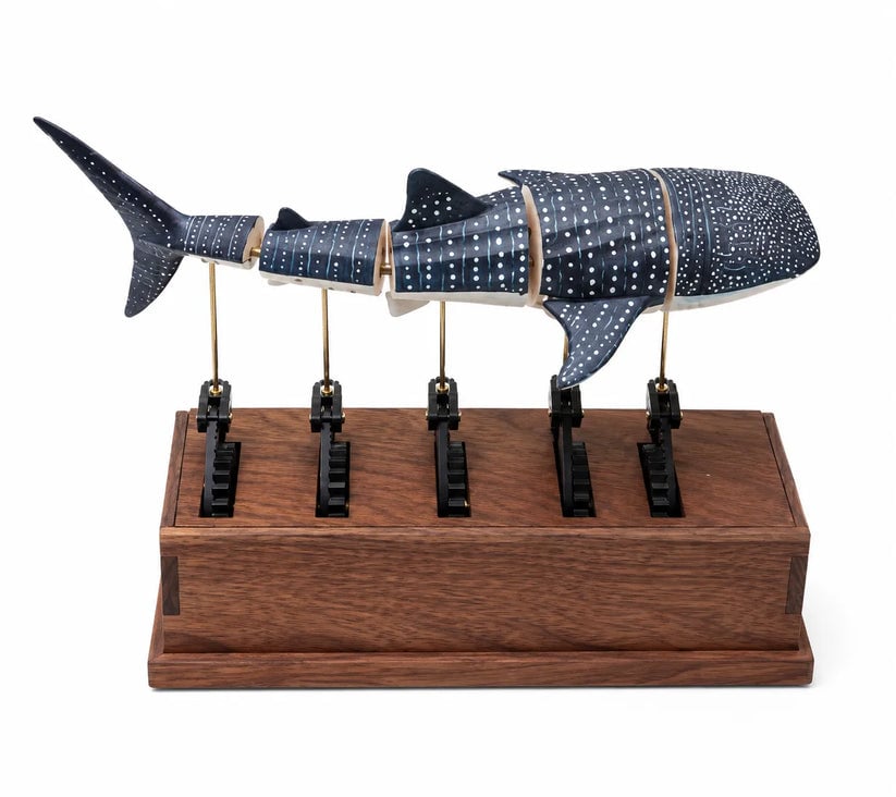 🔥FREE SHOPPING🔥-Handcrafted Wooden Ocean Animal Mechanical Model