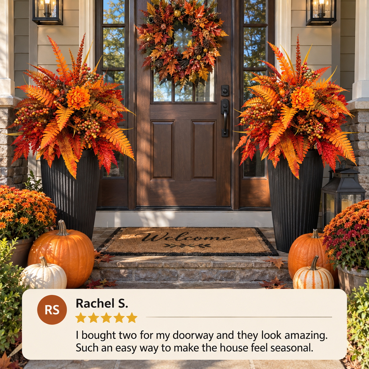 Customer autumn display 5