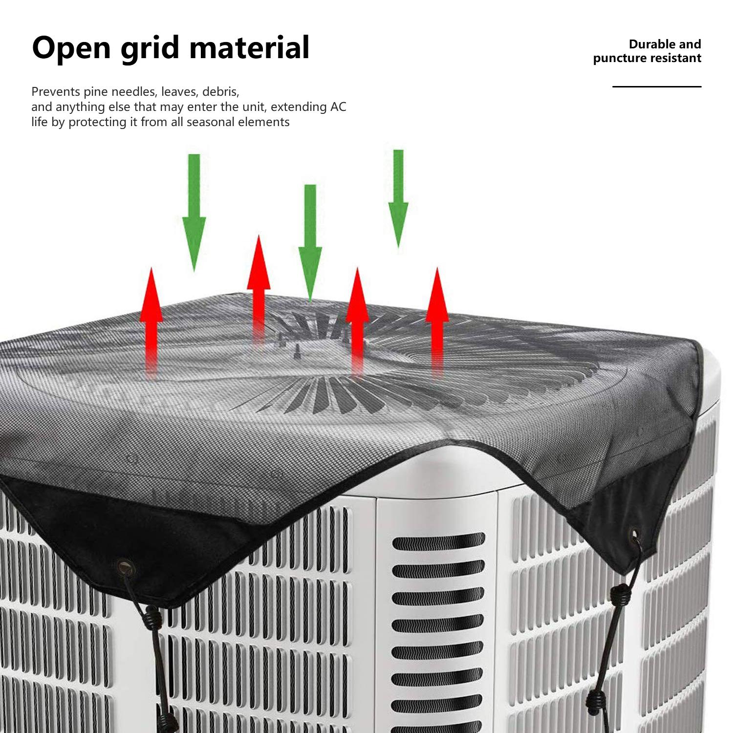 【FaddishDeal】1PC External air conditioning cover, ventilated cover at the top of the external machine, waterproof and durable outdoor Springtok. 【FaddishDeal】1PC External air conditioning cover, ventilated cover at the top of the external machine, waterproof and durable outdoor Springtok.