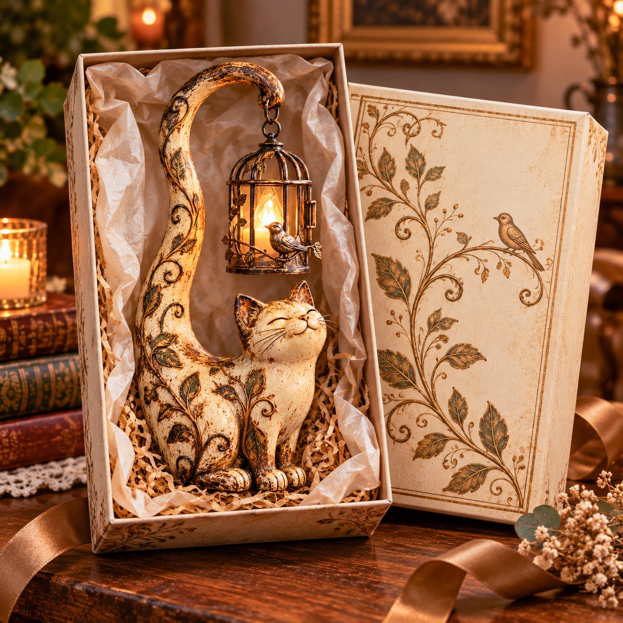 Little Guardian Cat Lantern gift box