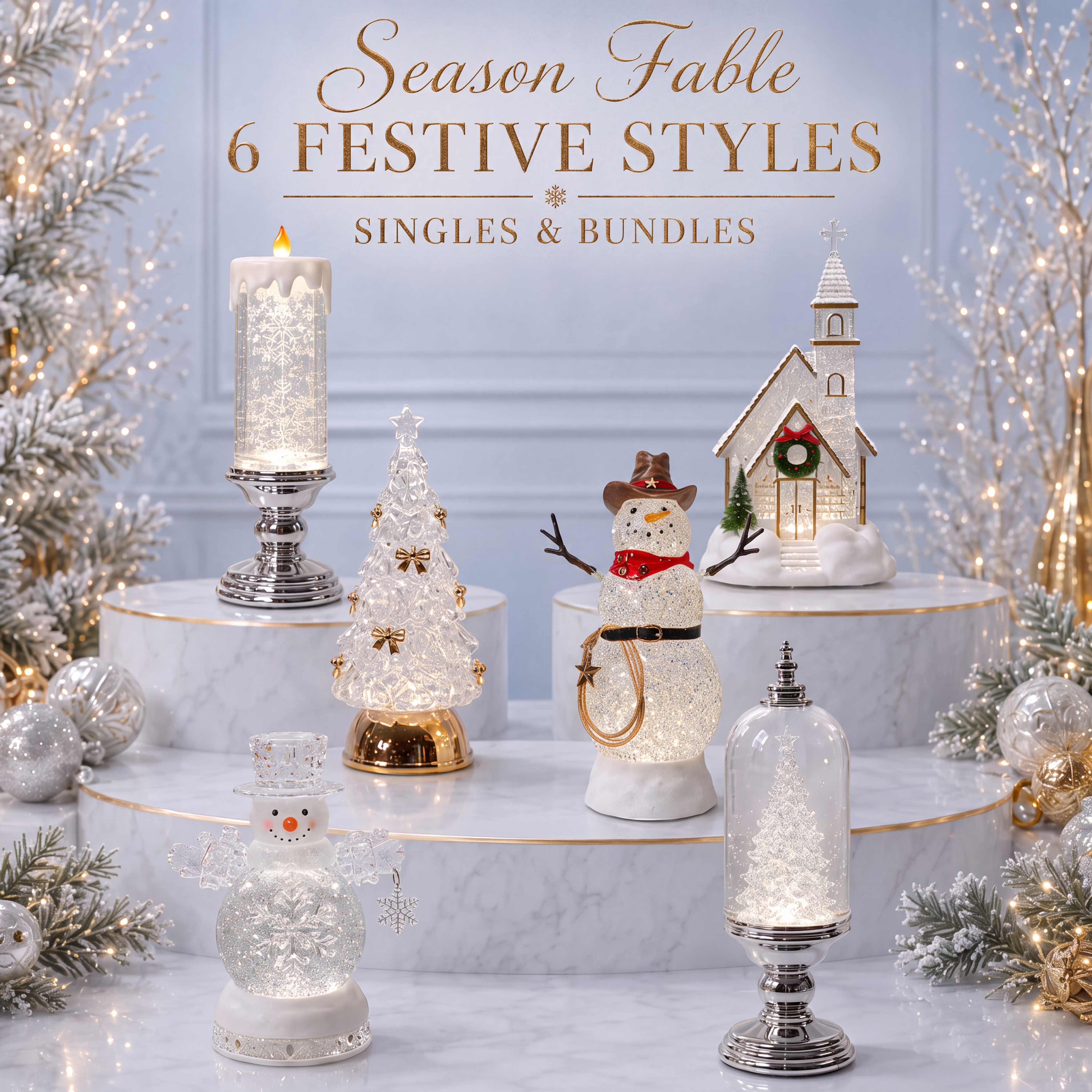 Christmas Lighted Lantern Decor