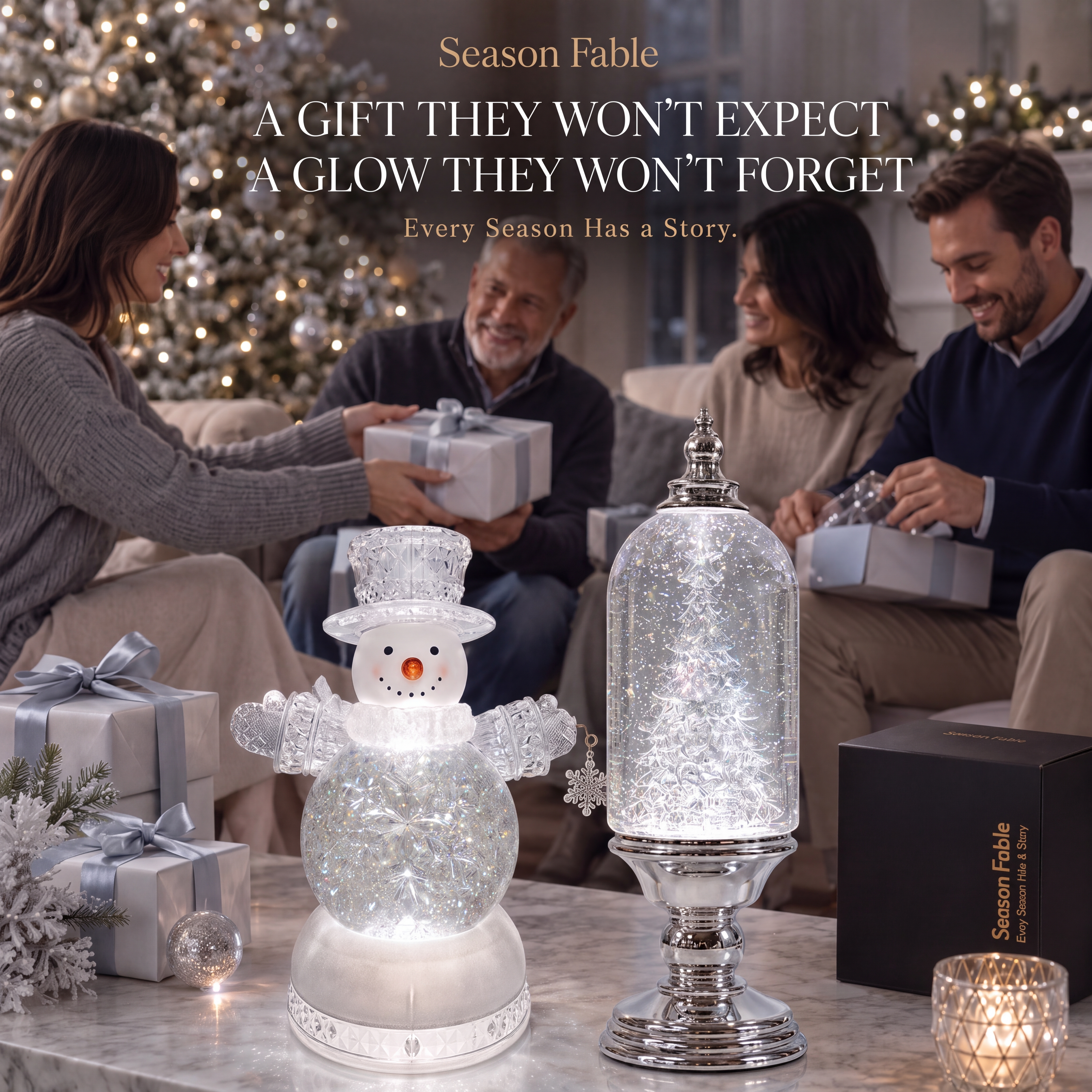 Christmas Lighted Lantern Decor