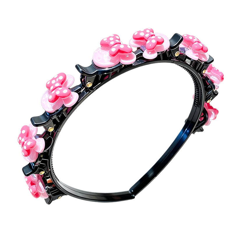 🎀No More Morning Battles Over Hair!-Cartoon Headband with Built-In Braid Clips for Girls | 13 Adorable Designs ✨ 