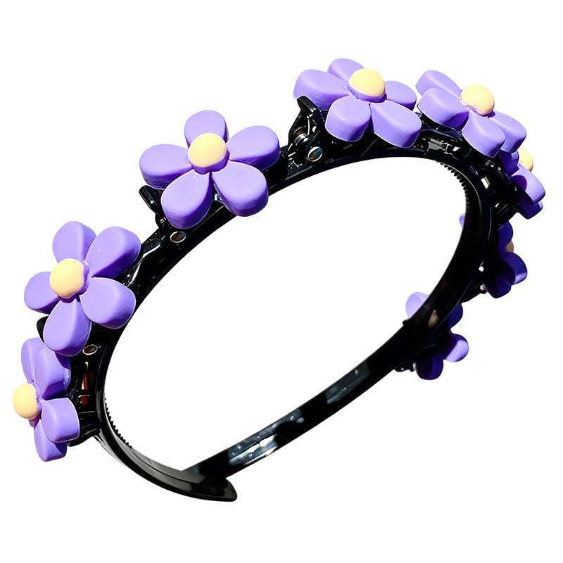🎀No More Morning Battles Over Hair!-Cartoon Headband with Built-In Braid Clips for Girls | 13 Adorable Designs ✨ 