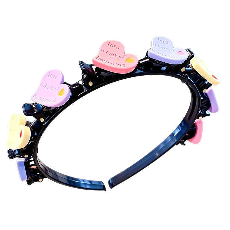 🎀No More Morning Battles Over Hair!-Cartoon Headband with Built-In Braid Clips for Girls | 13 Adorable Designs ✨ 