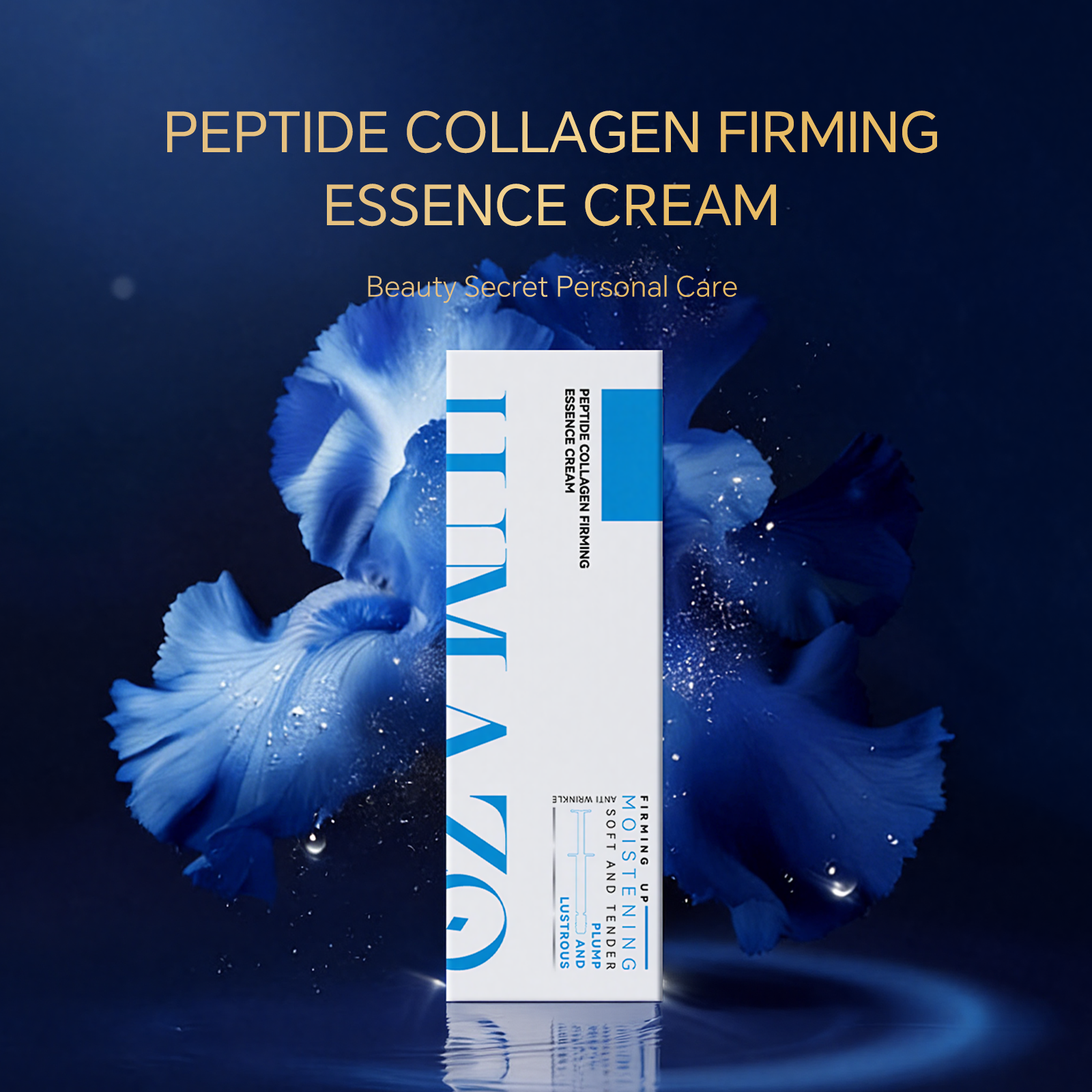 LUMAZO Anti Aging Peptide Collagen Cream, Firming Lifting Anti Wrinkle Face Essence 5ml 2 Pack
