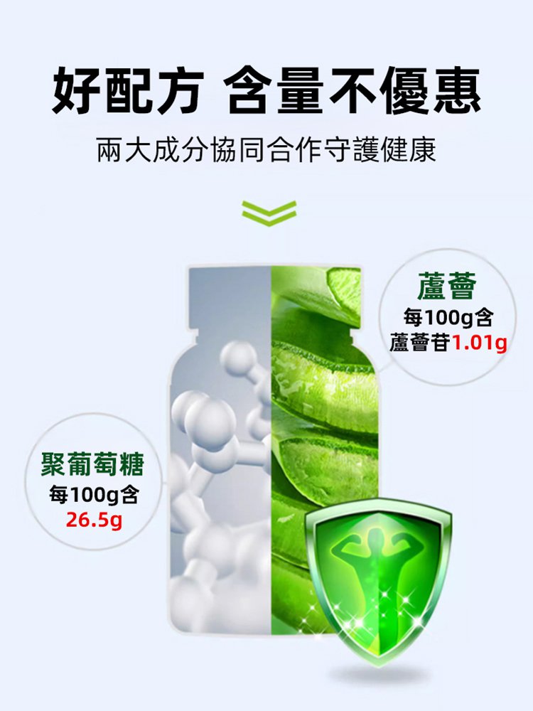 [Satu tablet setiap hari untuk melancarkan buang air besar dan meredakan gejala] Tablet Enzim Lidah Buaya Lin Datong