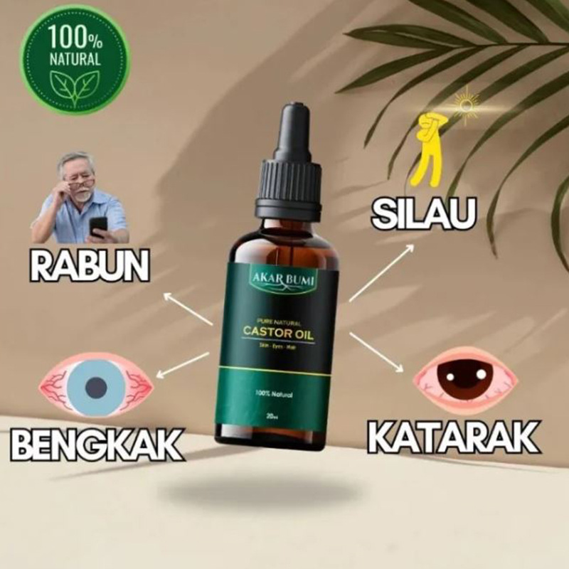 Minyak mata jarak alami