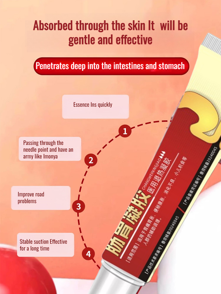Gel pencernaan, bio-gel untuk sakit perut, kembung, dan sembelit.