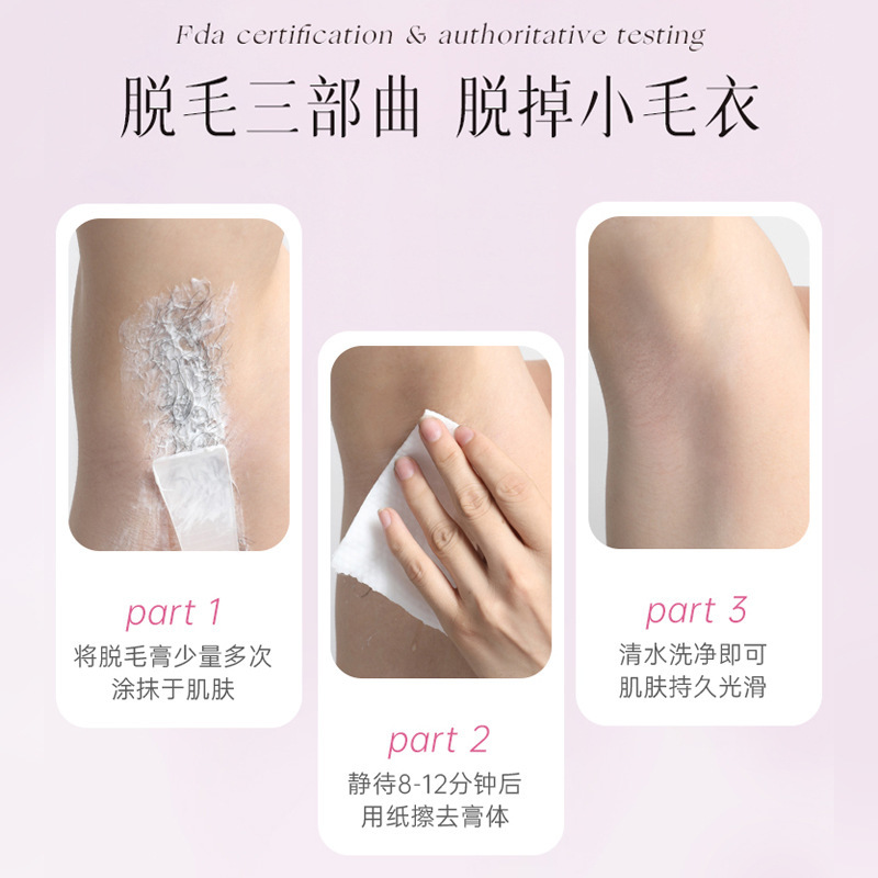 Krim penghilang bulu permanen tanpa rasa sakit