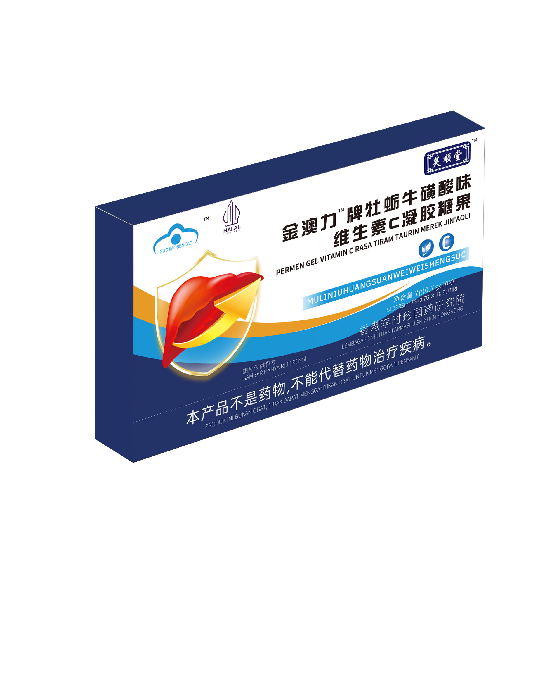 Gel Vitamin Taurin Tiram