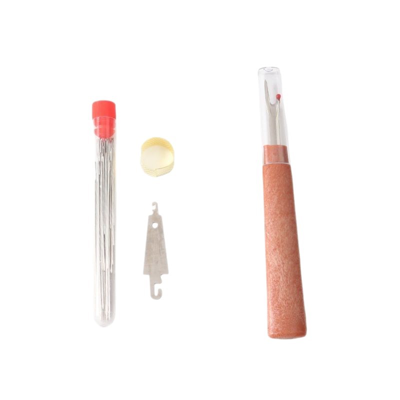 Set Alat Jahit Tangan Jarum Baja Berlubang Besar