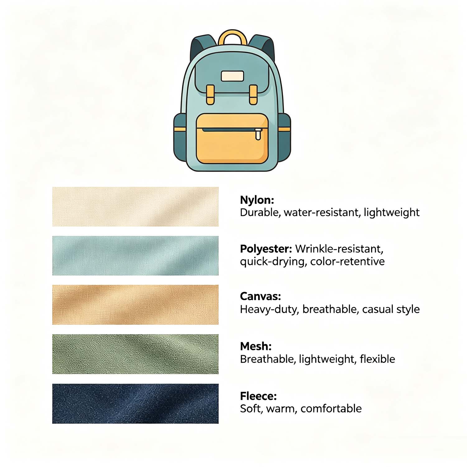 backpack fabric