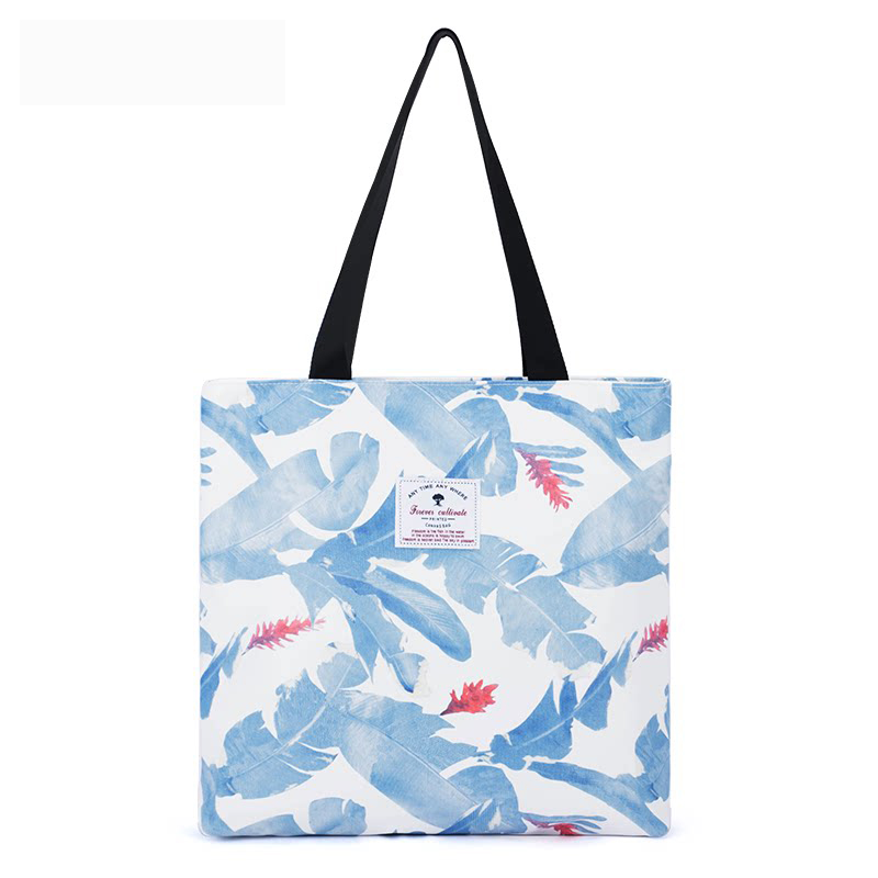 20“ Wholesale Canvas Tote Bags Bulk – Reusable Printed Shoulder Shopping Bags for Women