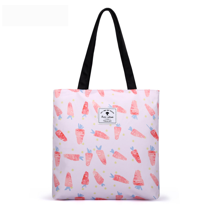 20“ Wholesale Canvas Tote Bags Bulk – Reusable Printed Shoulder Shopping Bags for Women