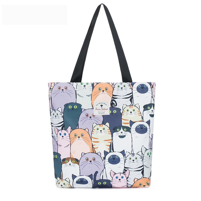 20“ Wholesale Canvas Tote Bags Bulk – Reusable Printed Shoulder Shopping Bags for Women