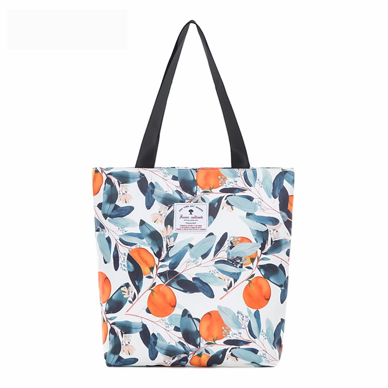 20“ Wholesale Canvas Tote Bags Bulk – Reusable Printed Shoulder Shopping Bags for Women