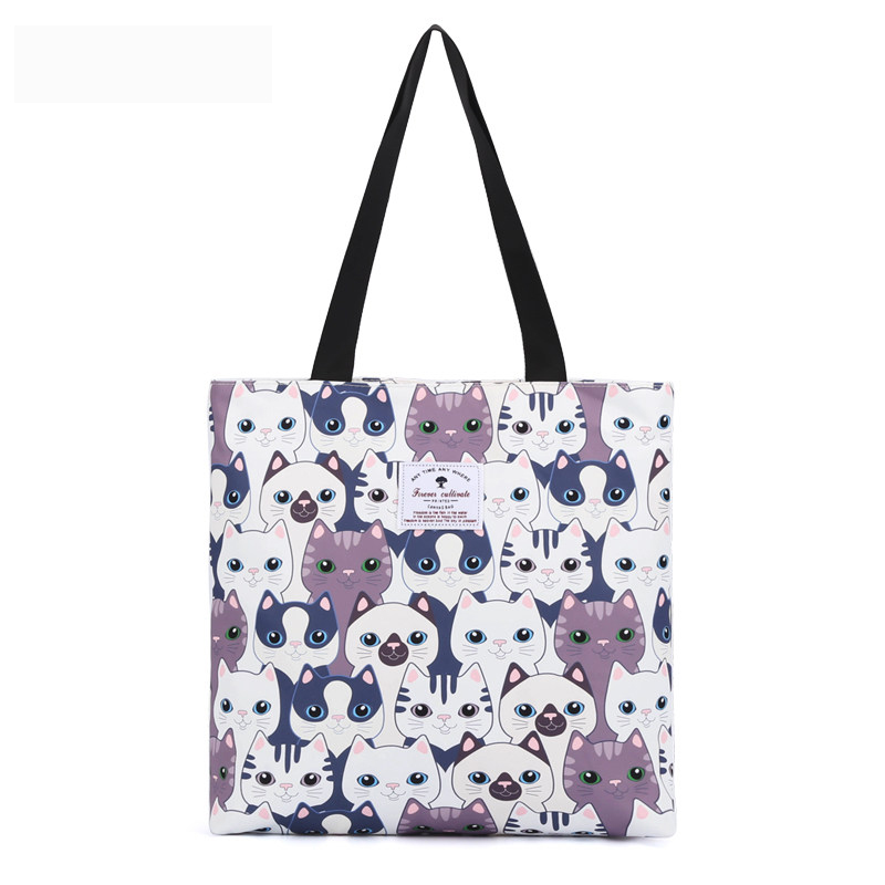 20“ Wholesale Canvas Tote Bags Bulk – Reusable Printed Shoulder Shopping Bags for Women