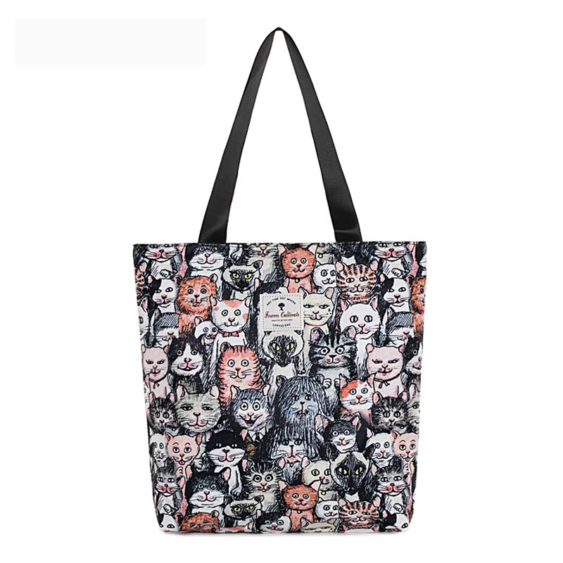 20“ Wholesale Canvas Tote Bags Bulk – Reusable Printed Shoulder Shopping Bags for Women