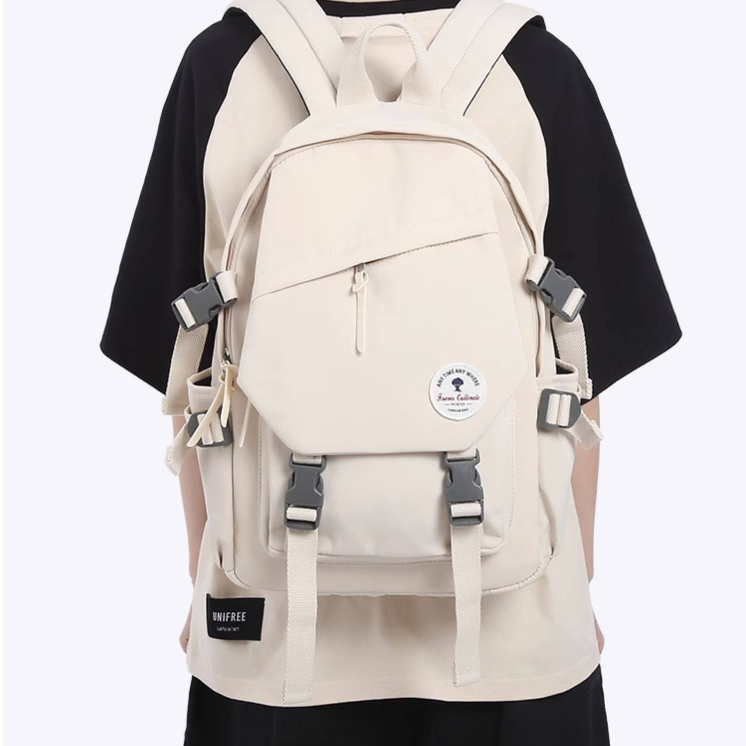 #9216  17" Wholesale Back Pack Basic Backpack for adult Lightweight Outdoor Travel Bookbags