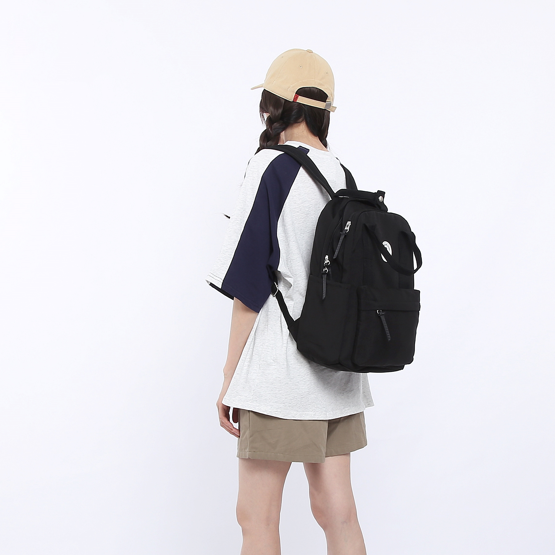 #9219  17" Wholesale Back Pack Basic Backpack for adult Lightweight Outdoor Travel Bookbags