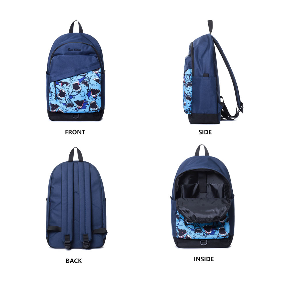 17" Wholesale Back Pack Basic Backpack for adult Lightweight Outdoor Travel Bookbags