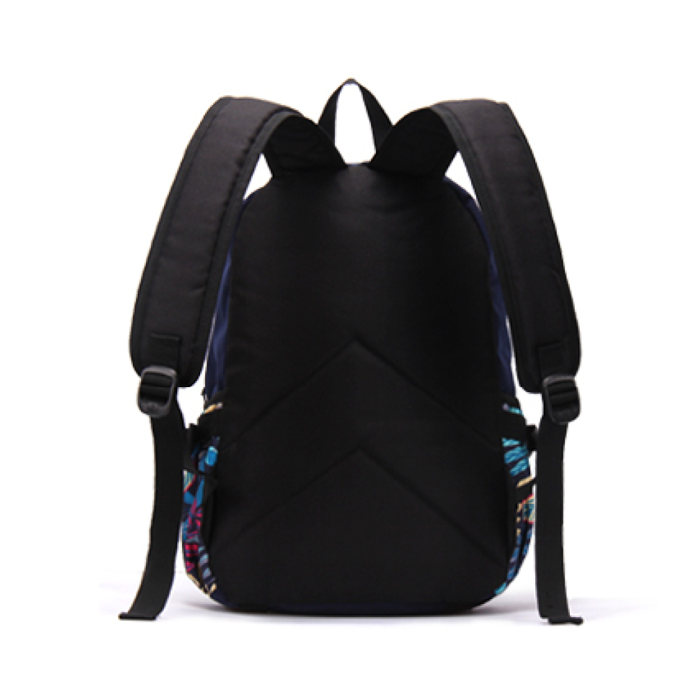 Wholesale Navy School Backpack with Printed Bottom, OEM & ODM Backpack Manufacturer